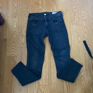 Rag and bone black skinny jeans.perfect condition!